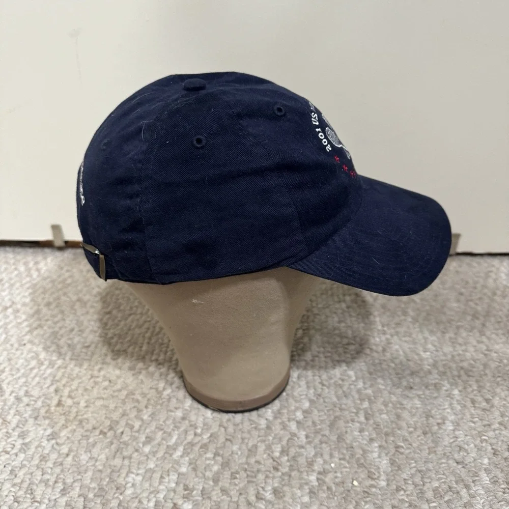 US Open 2001 Hat Cap Blue Twins Enterprise StrapBack Mens Tennis Embroidered